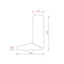 BeClever Rolladen BeClever Wärmedämmung 165x255 CBAH13 (PS)