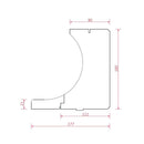 BeClever Rolladen BeClever Wärmedämmung 205x255 CBAH20 I (NP)
