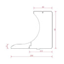 BeClever Rolladen BeClever Wärmedämmung 205x255 CBAH20 N (NP)