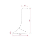 BeClever Rolladen BeClever Wärmedämmung 205x255 CBAH23 (PS)