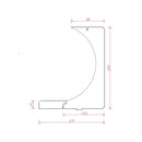 BeClever Rolladen BeClever Wärmedämmung 245x255 CBAH30 I (NP)