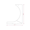 BeClever Rolladen BeClever Wärmedämmung 245x255 CBAH33 I (NP)