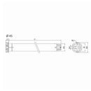 Cherubini Rolladen Cherubini Funk Rohrmotor Ora WRX 10/17 10Nm