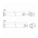 Cherubini Rolladen Cherubini Funk Rohrmotor Wave RX 40/4 40Nm