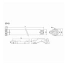 Cherubini Rolladen Cherubini Funk Rolladenmotor P&P RX Short 6/17 6Nm