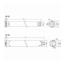 Cherubini Rolladen Cherubini Rohrmotor Garda 50/12 50Nm