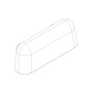 Deceuninck Fenster Deceuninck Inoutic Wasserschlitzkappe Schwarz 15030