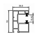 Deceuninck Rolladen Deceuninck Inoutic PVC Einzelführungsschiene RKI 37 15860