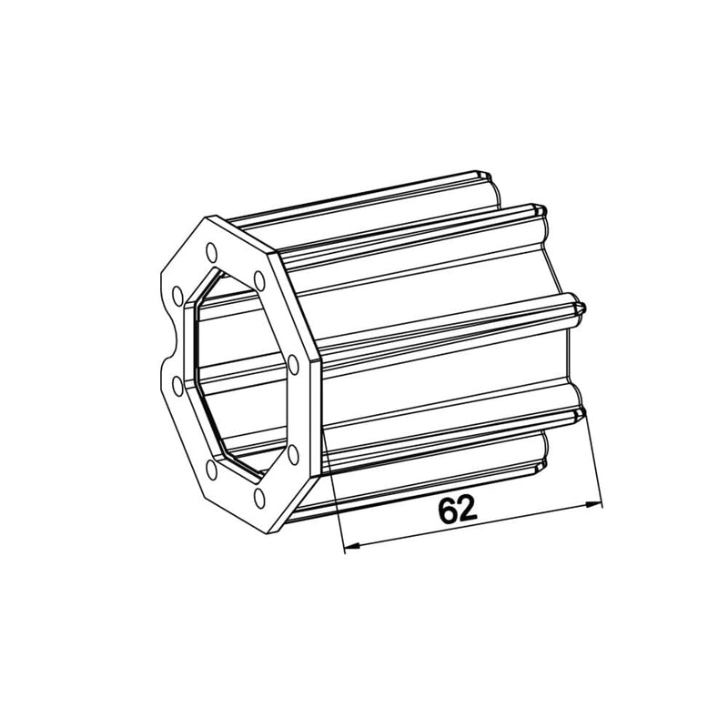 Eckermann Rolladen Eckermann Adapter SW60 für Walzenkapsel A400