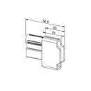 Eckermann Rolladen Eckermann Endstabgleiter für Clipendleiste