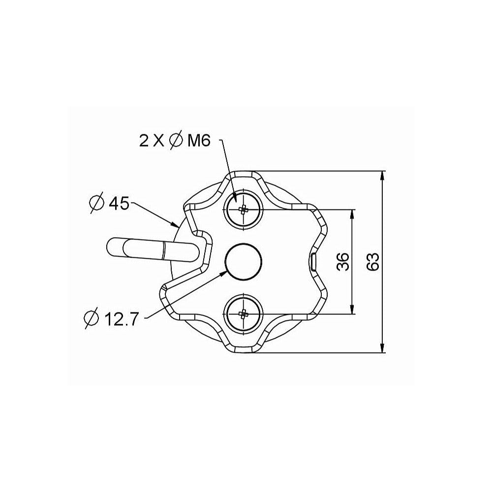Eckermann Rolladen Eckermann Funk Rolladenmotor Ø45 10/17+ 10Nm V252AERT