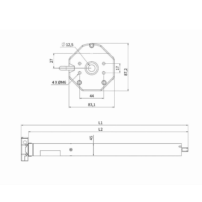 Eckermann Rolladen Eckermann Rohrmotor Ø45 20/15 20Nm NHK V241BSC