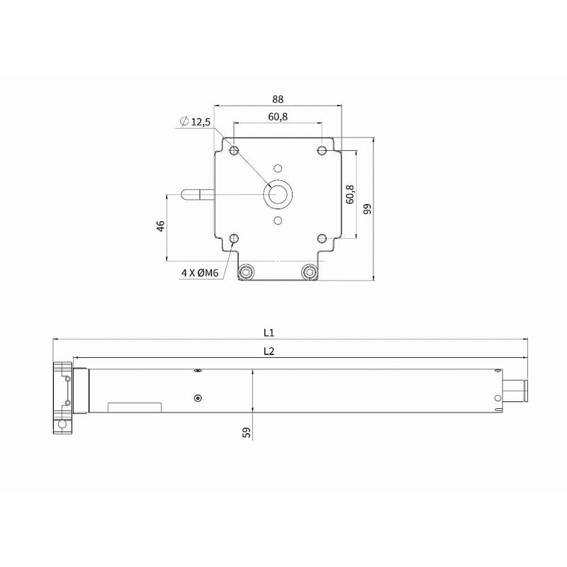 Eckermann Rolladen Eckermann Rohrmotor Ø59 60/15 60Nm NHK V242HSC