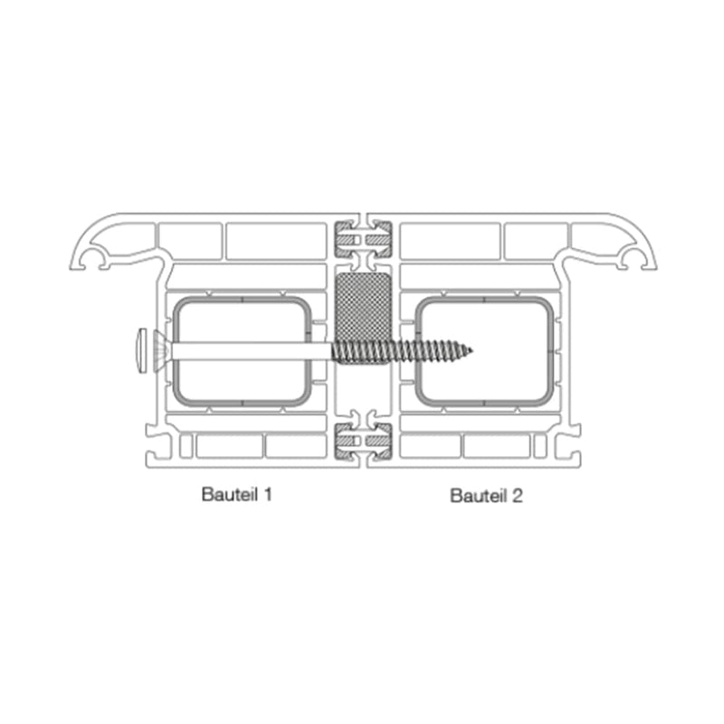 Ejot Fenster Ejot Fenster Kopplungsschraube Typ MS 4,8x65 Set