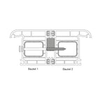 Ejot Fenster Ejot Fenster Kopplungsschraube Typ MS 4,8x80 Set