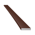 Eko Okna Fenster 40cm ALU Flachstange 20/2 Pulverbeschichtet Mahagonibraun RAL8016