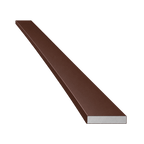 Eko Okna Fenster 40cm ALU Flachstange 20/2 Pulverbeschichtet Mahagonibraun RAL8016