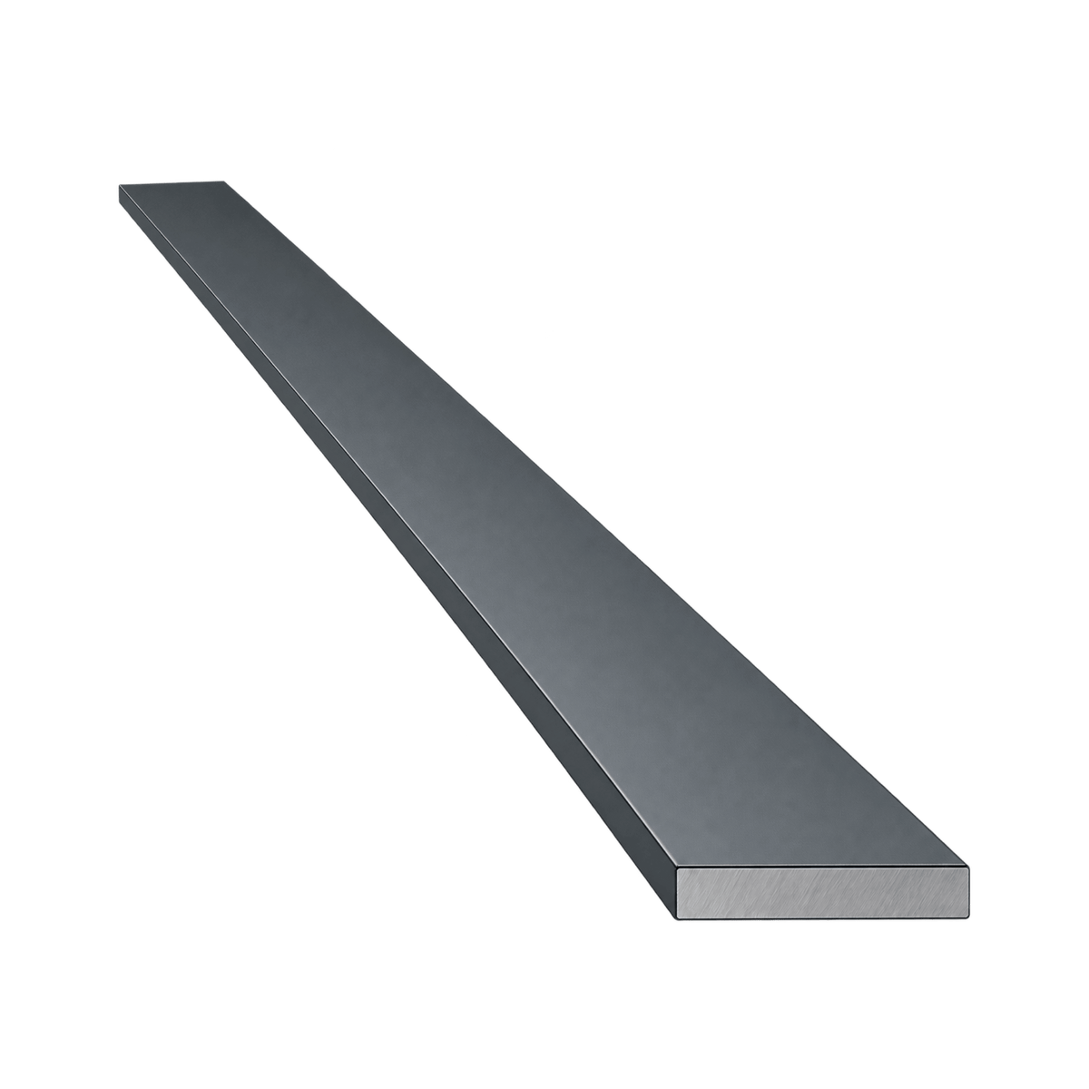 Eko Okna Fenster 40cm ALU Flachstange 50/2 Pulverbeschichtet Basaltgrau RAL7012