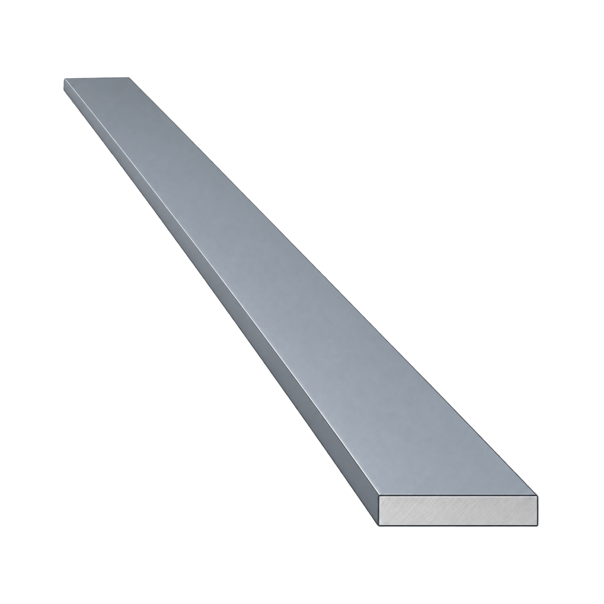 Eko Okna Fenster 40cm ALU Flachstange 50/2 Pulverbeschichtet Fenstergrau RAL7040