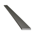 Eko Okna Fenster 40cm ALU Flachstange 50/2 Pulverbeschichtet Umbragrau RAL7022