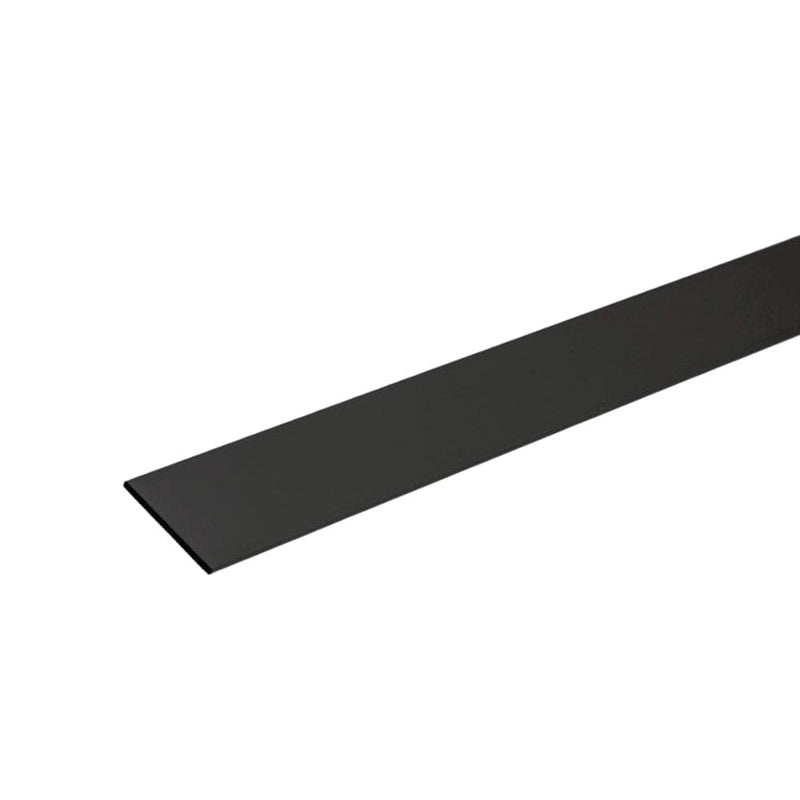 Eko Okna Fenster 50cm ALU Flachstange 30/2 Pulverbeschichtet Schwarz Matt RAL 9005