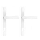 Eko Okna Fenster Eko Okna Drückergarnitur Victory DHS 32mm Oval Flachgriff-Griff Weiss