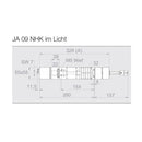 Elero Jalousien Elero Jalousieantrieb JA NHK im Licht für 11mm 6kant 9Nm