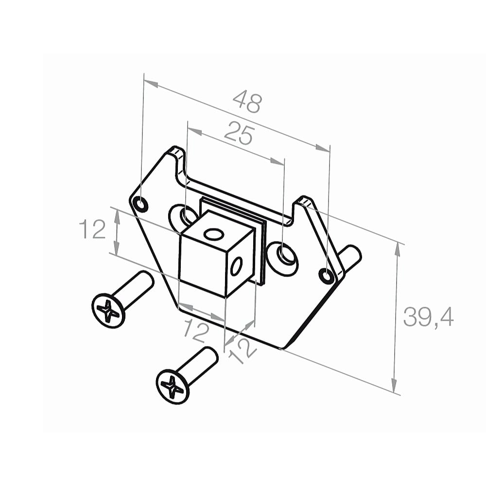 Elero Rolladen Elero Adapterplatte RevoLine M 12x12 233743301