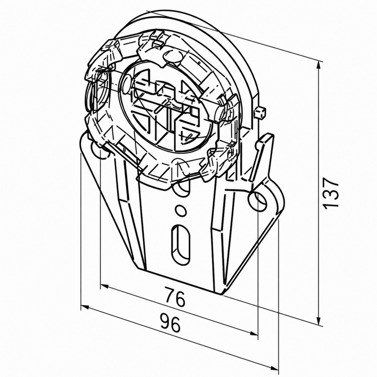 Elero Rolladen Elero Universal Motorlager Ausrastbar bis 30 Nm
