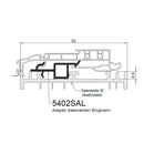 Exte Rolladen Exte Adapter Kasten-Rahmenverbindung Salamander 5402SAL