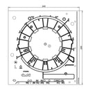 Exte Rolladen Exte Kopfstück Neo XT 250x240 Links 5703250L