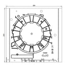 Exte Rolladen Exte Kopfstück Neo XT 260x270 Links 5703260L