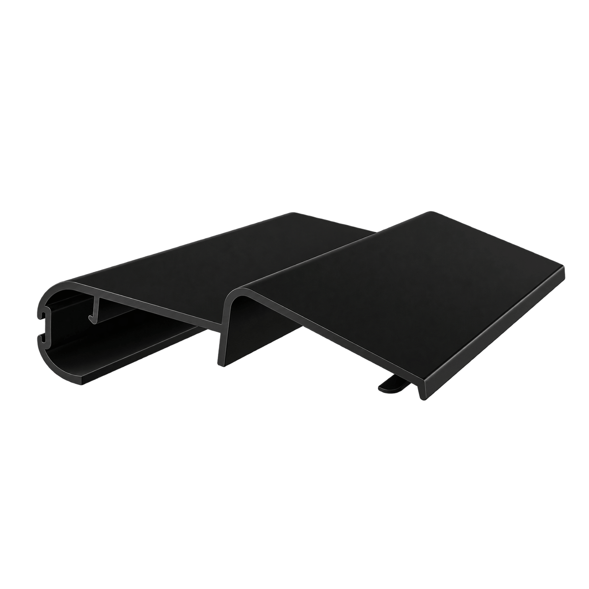 Exte Rolladen Schwarz / 100cm Exte PVC-Abrollleiste 85 mit Dichtlippe 5010004