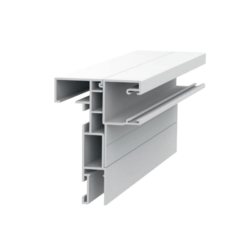 Exte Rolladen Weiss / 100cm Exte ALU-Maxi Einzelführungsschiene 5433