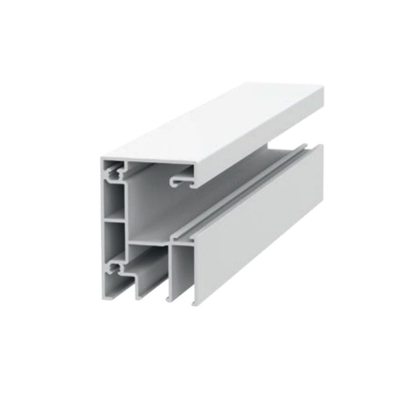 Exte Rolladen Weiss / 100cm Exte ALU-Maxi Einzelführungsschiene 54351