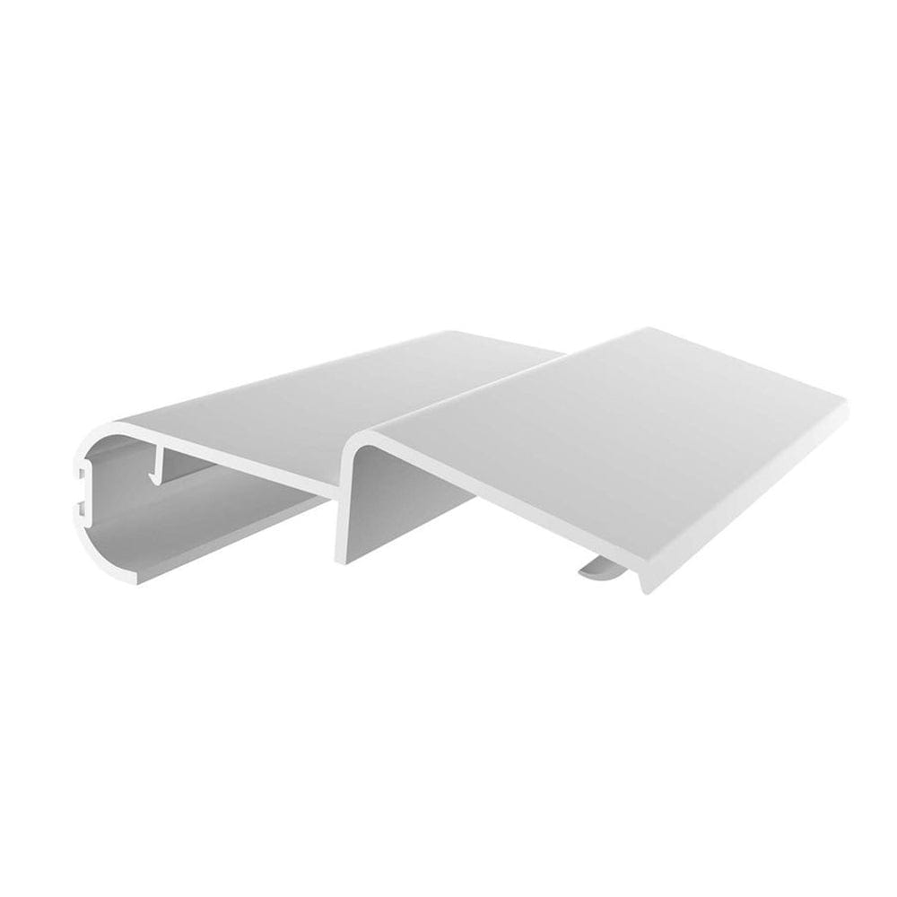 Exte Rolladen Weiss / 100cm Exte PVC-Abrollleiste 100 mit Dichtlippe 5010003