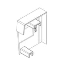 Exte Rolladen Weiss Exte Blendkappe für Führungsschiene 5781