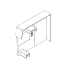 Exte Rolladen Weiss Exte Blendkappe für Führungsschiene 5783