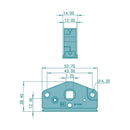 FEPS Fenster FEPS Getriebegehäuse 10042020 für Siegenia Titan IP AF