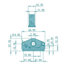 FEPS Fenster FEPS Getriebegehäuse 10072021 für Roto Centro 100/101