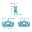 FEPS Fenster FEPS Getriebegehäuse 10652021 für Selve Schüring