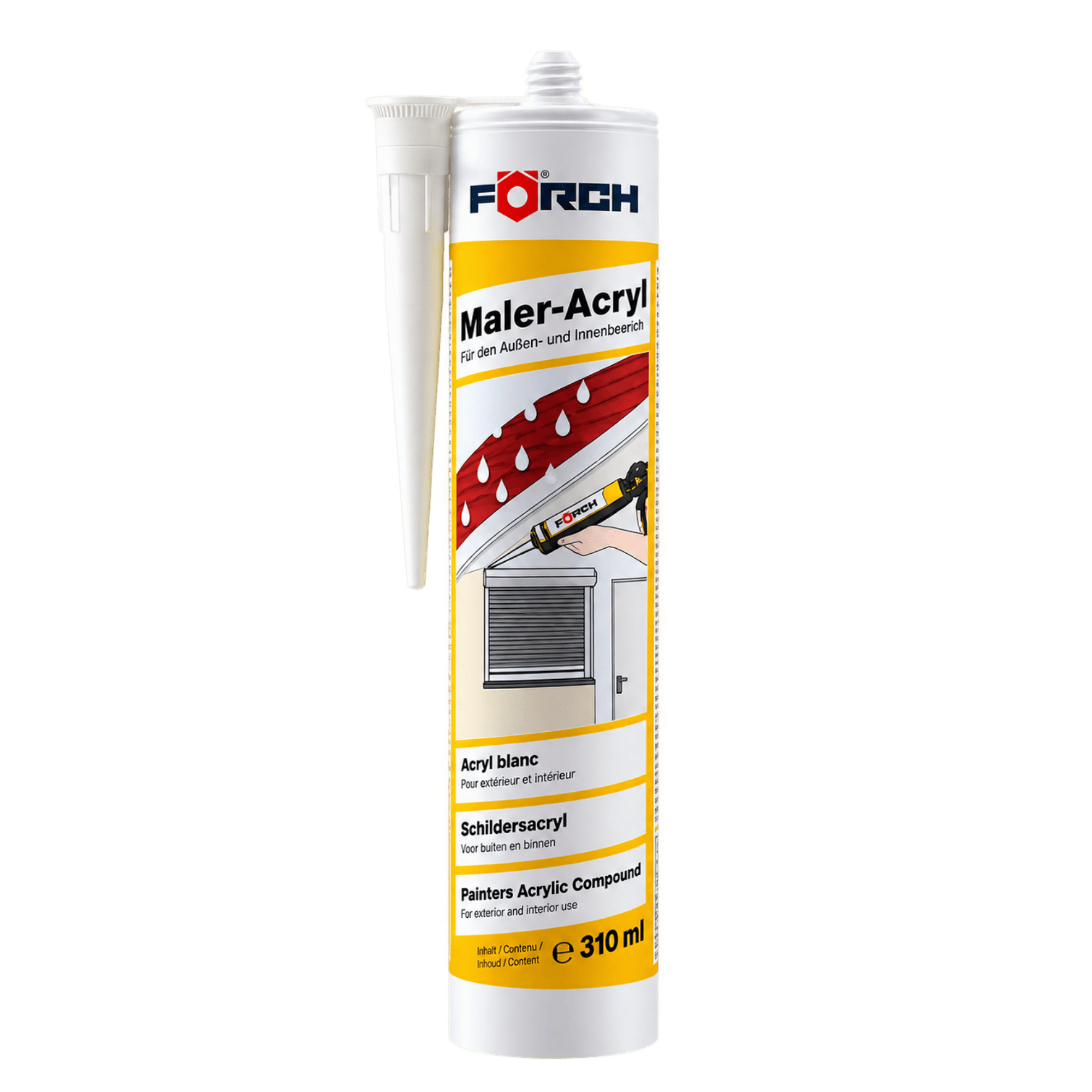 Förch Fenster Förch Maleracryl Weiss 310ml