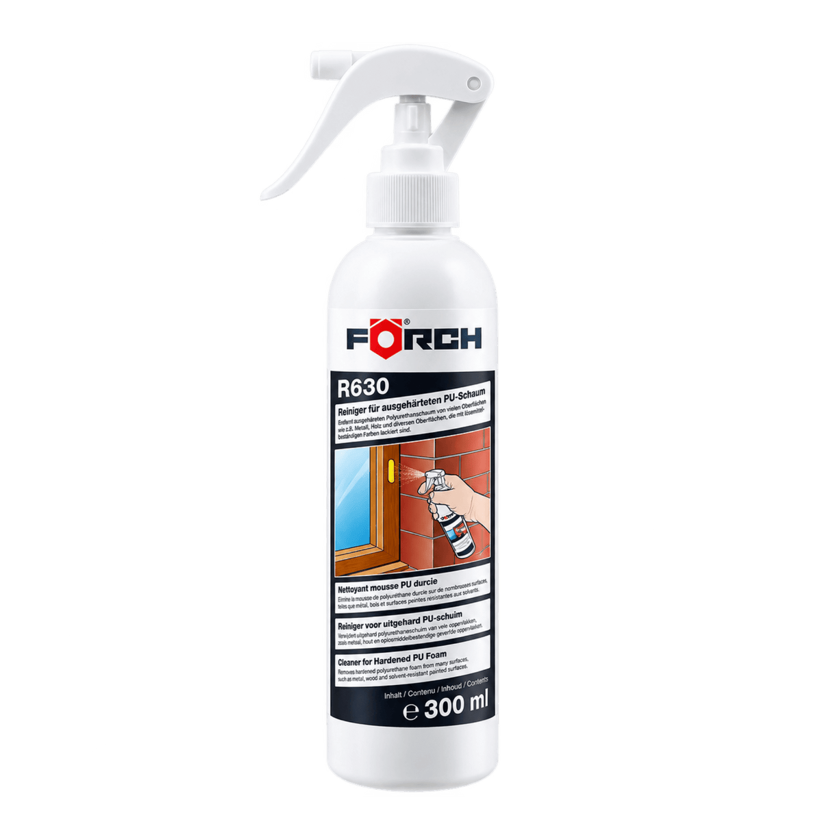 Förch Fenster Förch Reiniger R630 für ausgehärteten PU-Schaum 300ml