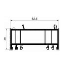 Gealan Fenster Gealan Blendrahmen Verbreiterung 82,5/36 5213