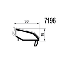 Gealan Fenster Gealan PVC Glasleiste 7196