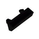 Gealan Fenster Gealan Wasserschlitzkappe für Schiebesystem Schwarz 589701