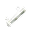 Gealan Fenster Gealan Wasserschlitzkappe für Schiebesystem Weiss 589700