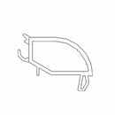 Gealan Fenster Weiss (ähnlich RAL9016) / 40cm Gealan Kunststoff Glasleiste 715400GC