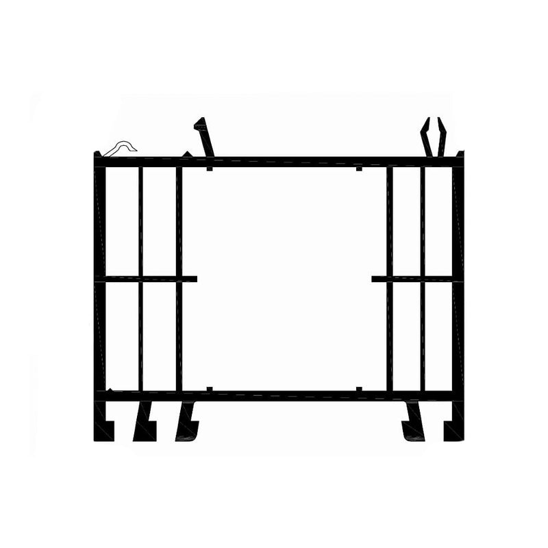 Gealan Fenster Weiss (ähnlich RAL9016) / 50cm Gealan Blendrahmen Verbreiterung 74/58 7292