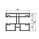 Gealan Rolladen Gealan PVC-Doppelführungsschiene 2276